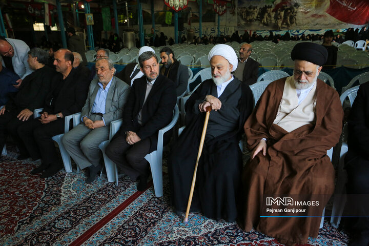 مراسم هفتمین روز درگذشت آیت‌الله مستجابی