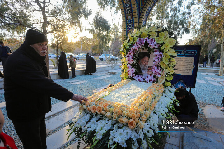 مراسم هفتمین روز درگذشت آیت‌الله مستجابی