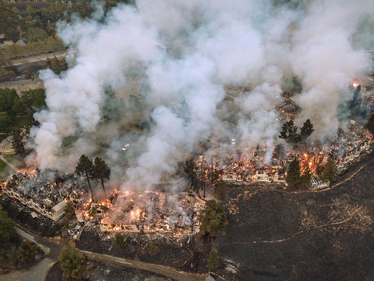 بیداد شعلههای آتش، این بار در ژاپن