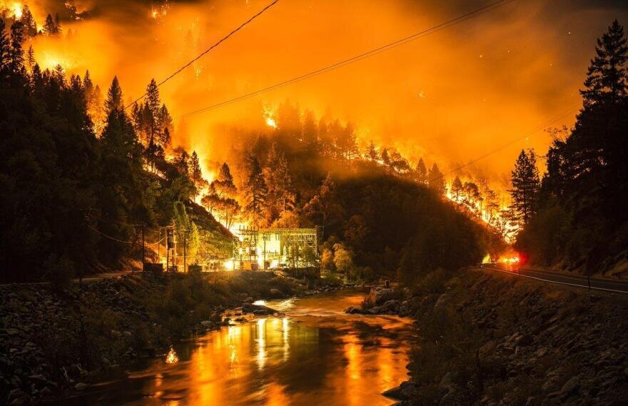 بیداد شعلههای آتش، این بار در ژاپن