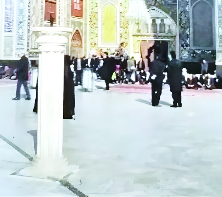 شاخص قبله‌یابی ۴۰۰ ساله در حرم امام رضا(ع)