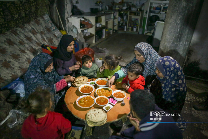 افطار مقاومت در غزه