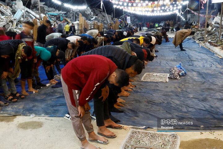 افطار مقاومت در غزه