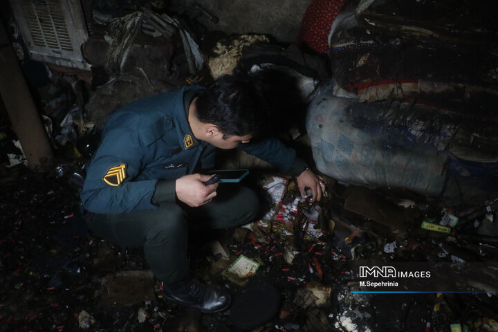 انفجار مواد محترقه در تبریز