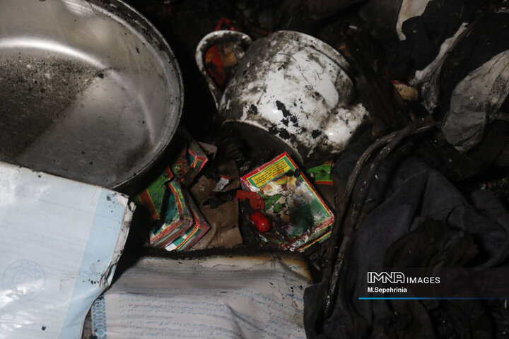 انفجار مواد محترقه در تبریز