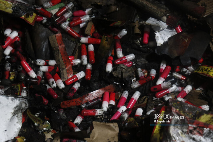 انفجار مواد محترقه در تبریز