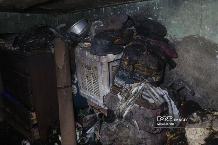 انفجار مواد محترقه در تبریز