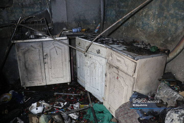 انفجار مواد محترقه در تبریز