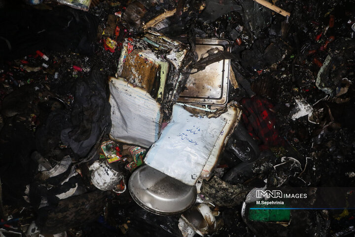 انفجار مواد محترقه در تبریز