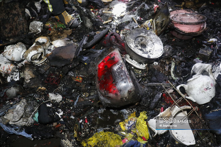 انفجار مواد محترقه در تبریز