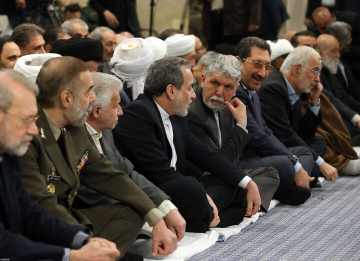 دیدار مسئولان و کارگزاران نظام با رهبر انقلاب