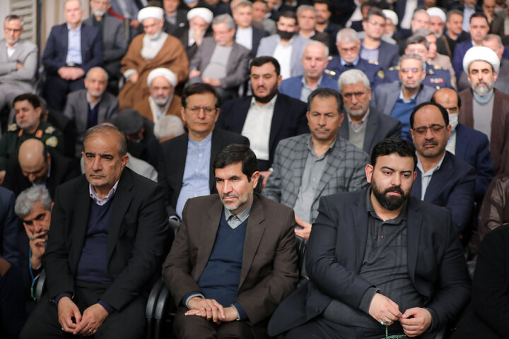 دیدار مسئولان و کارگزاران نظام با رهبر انقلاب