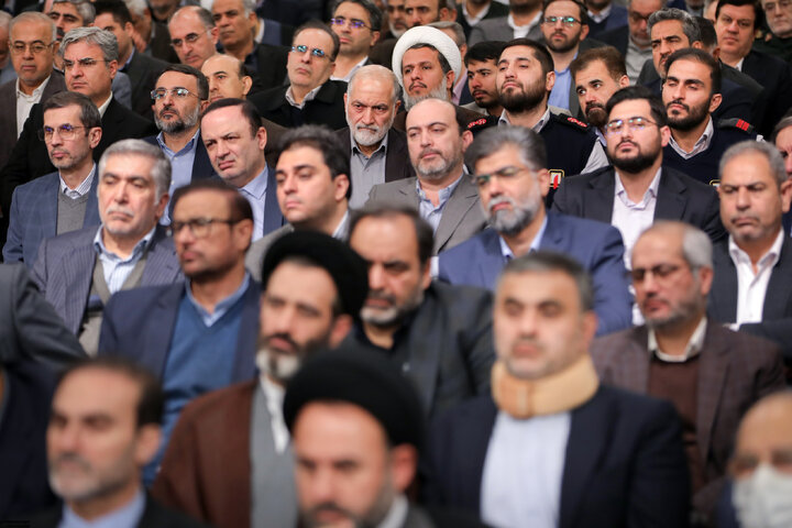 دیدار مسئولان و کارگزاران نظام با رهبر انقلاب