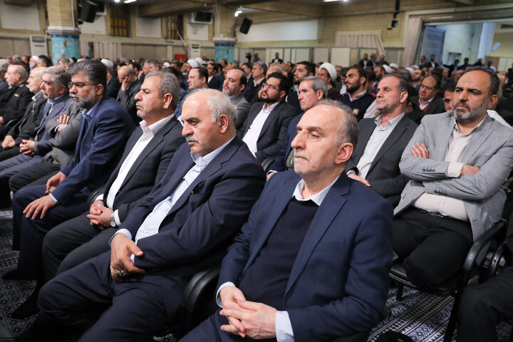 دیدار مسئولان و کارگزاران نظام با رهبر انقلاب