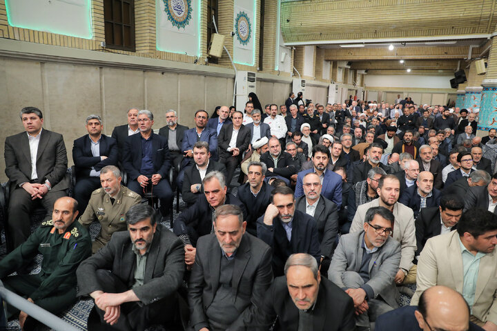 دیدار مسئولان و کارگزاران نظام با رهبر انقلاب