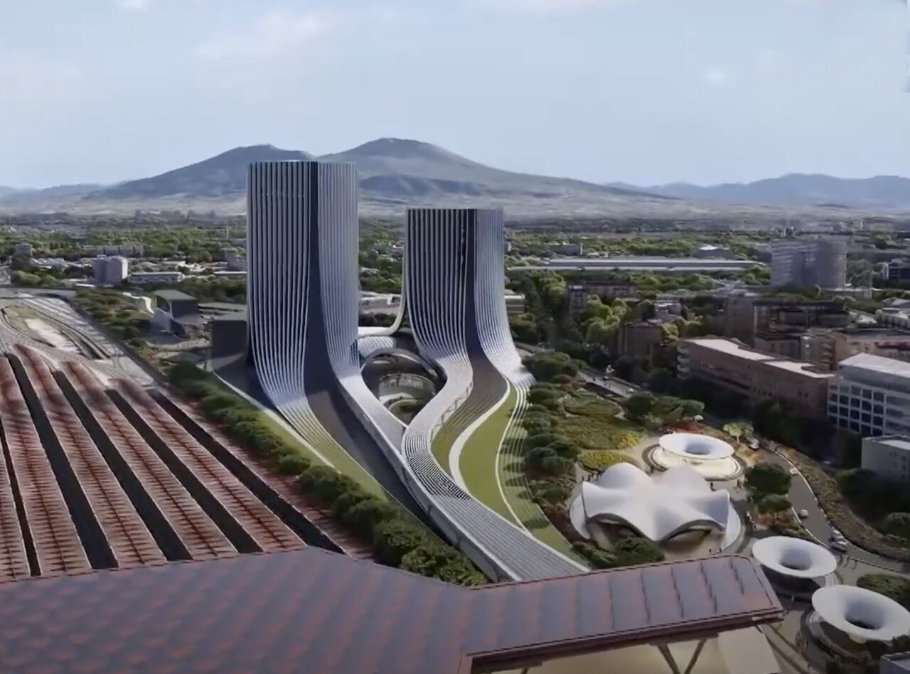 رونمایی زاها حدید از طرح برجهای آیندهنگر ناپل