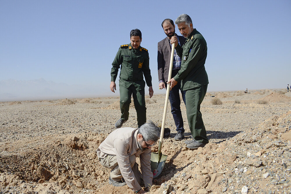 پویش همعهدی سبز به یاد حاج قاسم در یزد برگزار شد + فیلم