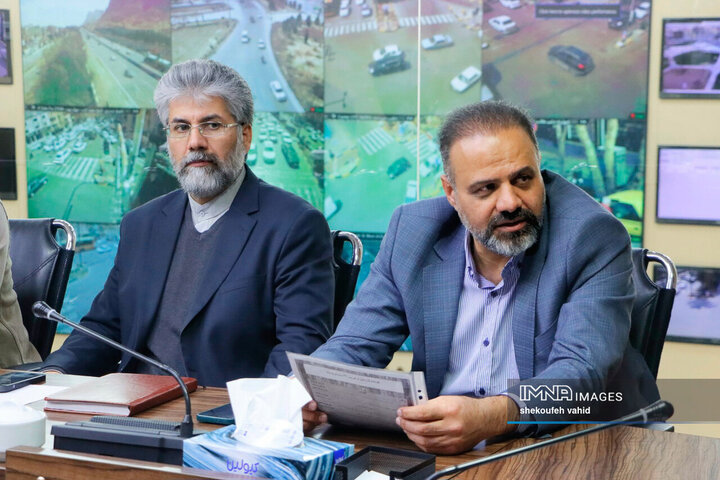 جلسه کمیته کنترل ترافیک شهر اصفهان