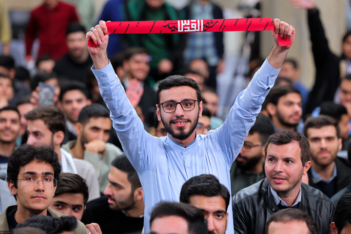 دیدار رمضانی دانشجویان با رهبر معظم انقلاب