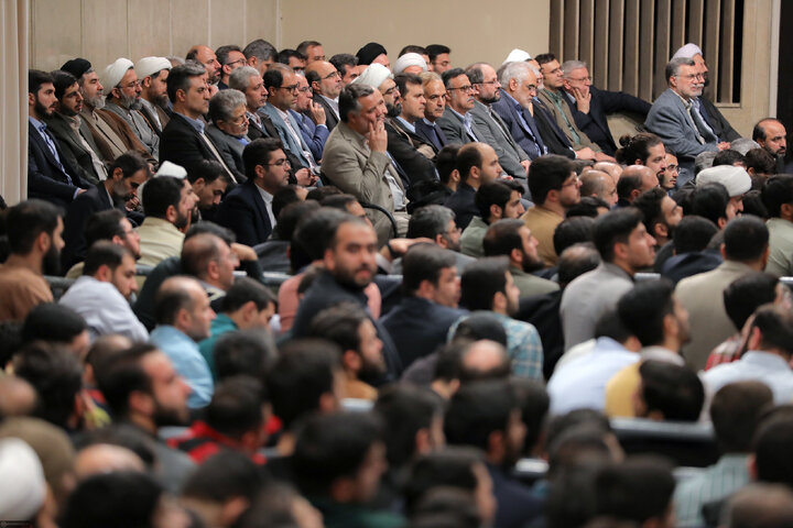 دیدار رمضانی دانشجویان با رهبر معظم انقلاب