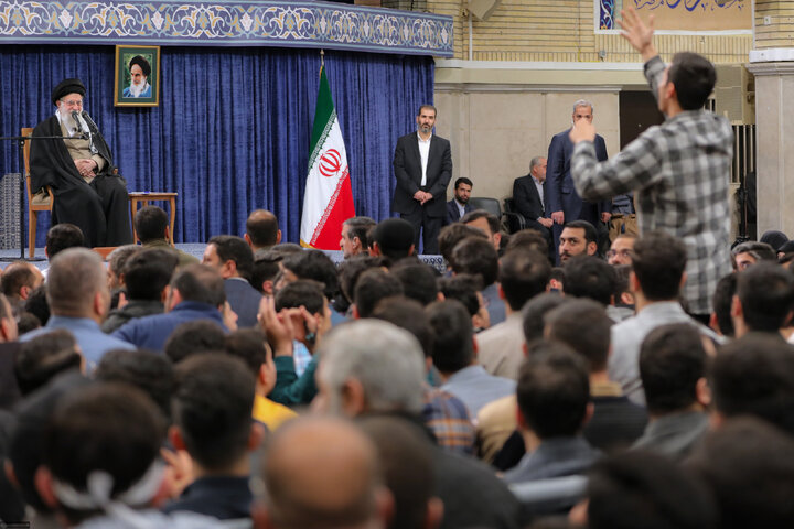 دیدار رمضانی دانشجویان با رهبر معظم انقلاب