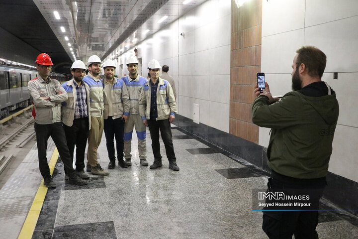 تست گرم خط سه قطار شهری مشهد