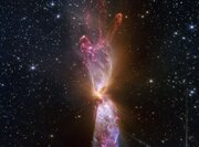 ستاره‌های نوجوان دوقلو، معمار عجیب ابر نئبولا پروانه‌ای شکل