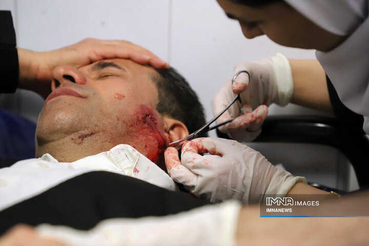 مصدومان شب چهارشنبه سوری