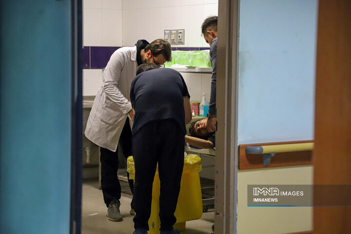 مصدومان شب چهارشنبه سوری