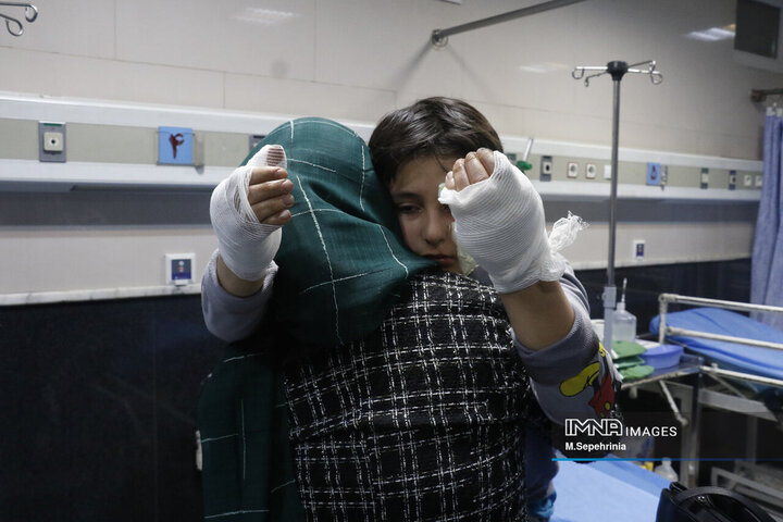 مصدومان شب چهارشنبه سوری