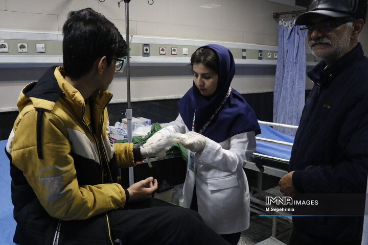 مصدومان شب چهارشنبه سوری