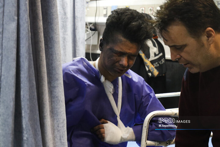 مصدومان شب چهارشنبه سوری