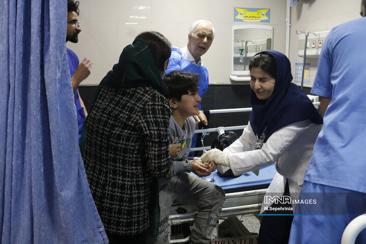 مصدومان شب چهارشنبه سوری