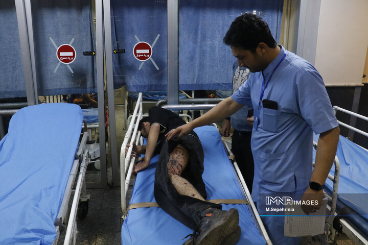 مصدومان شب چهارشنبه سوری