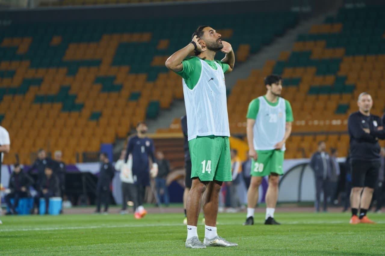 خوشحالی مسی در اردوی تیم ملی تمرین شد! + عکس