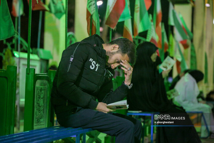مراسم شب قدر نوزدهم ماه رمضان در جوار شهدای کرج