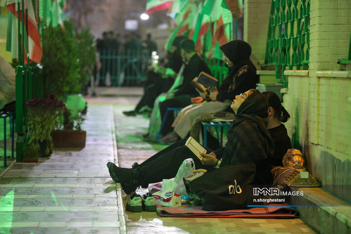مراسم شب قدر نوزدهم ماه رمضان در جوار شهدای کرج