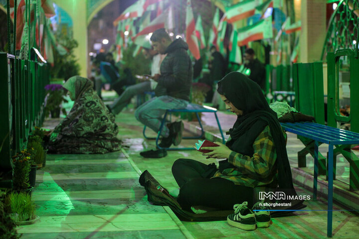 مراسم شب قدر نوزدهم ماه رمضان در جوار شهدای کرج