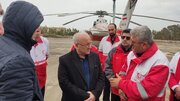 استقرار ۲ بالگرد هلال‌احمر مازندران برای خدمات‌رسانی به مسافران نوروزی