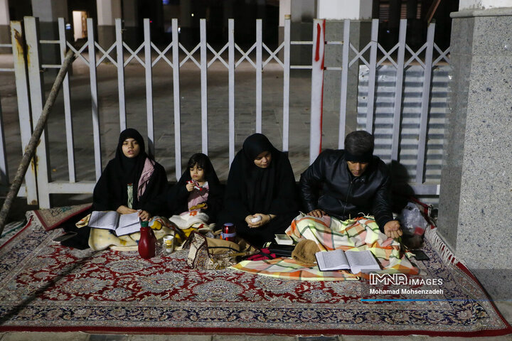 شب بیست ویکم ماه مبارک رمضان در حرم حضرت فاطمه معصومه(س)