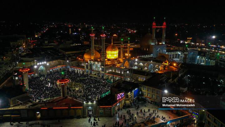 شب بیست ویکم ماه مبارک رمضان در حرم حضرت فاطمه معصومه(س)