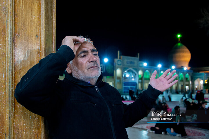 مراسم شب قدر در حرم حضرت شاهچراغ(ع)