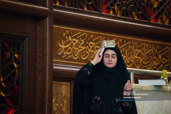 مراسم شب قدر در حرم حضرت شاهچراغ(ع)