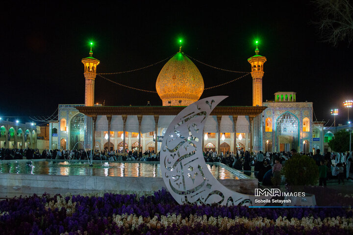 مراسم شب قدر در حرم حضرت شاهچراغ(ع)