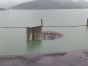 سد البرز مازندران‌ سرریز کرد