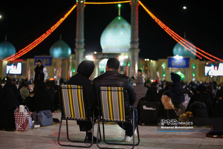 احیای شب بیست‌و‌سوم ماه رمضان در مسجد مقدس جمکران