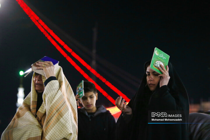 احیای شب بیست‌و‌سوم ماه رمضان در مسجد مقدس جمکران