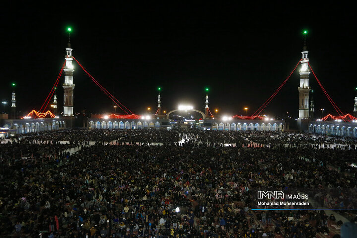 احیای شب بیست‌و‌سوم ماه رمضان در مسجد مقدس جمکران