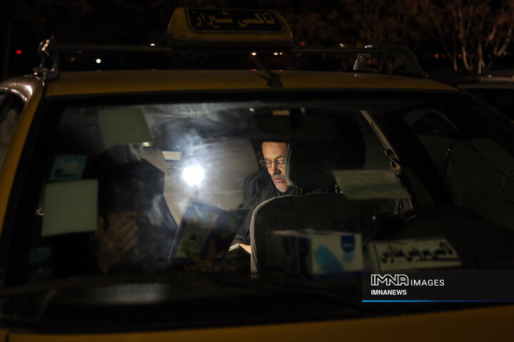 مراسم احیای خودرویی شب قدر در شیراز