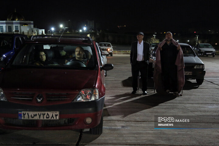 مراسم احیای خودرویی شب قدر در شیراز